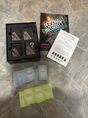 Personally Incorrect Party Adult Card Game - Black Multicolor